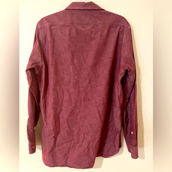 POLO by Ralph Lauren, maroon, size M 100% Cotton - Picture 4 of 5